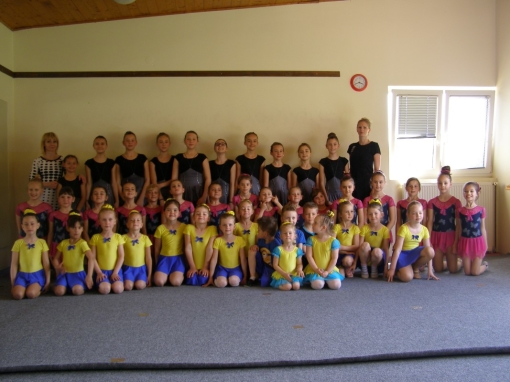 Plesno-gimnastička skupina Flik iz Šenkovca je pod voditeljstvom Tatjane Stojiljković i Kristine Mađarić izvela osam gimnastičkih točaka