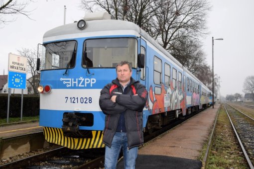Stanko Vugrinčić vlakom svakodnevno putuje već 30 godina 