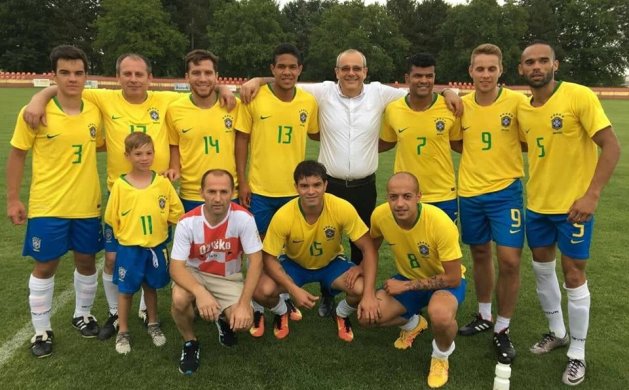Brazilci s predsjednikom kluba Grkavcem